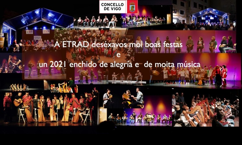 A ETRADVIGO deséxavos moi boas festas e feliz chegada do 2021!!!!