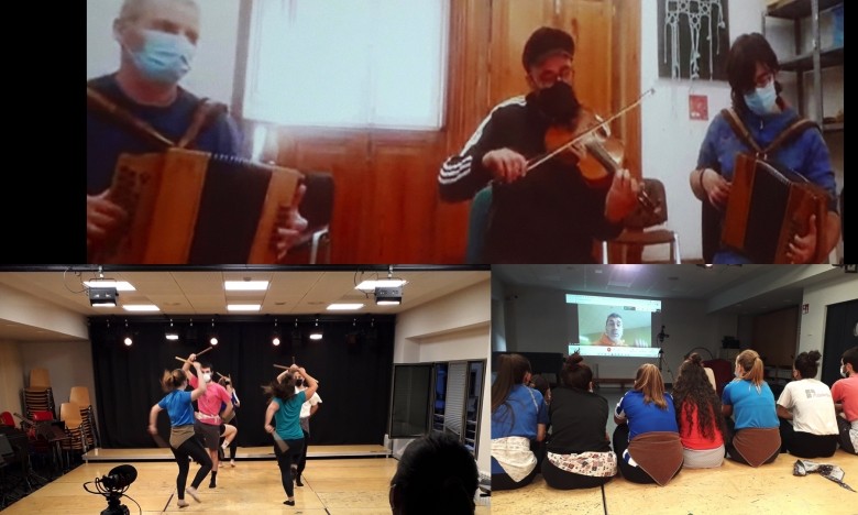Principiaron as aulas de intercambio entre a Escola Municipal de Música de Errentería e a ETRADVIGO. Hoxe martes 11 será a quenda dos instrumentos de percusión, aérofonos e máis violín e arpa céltica.