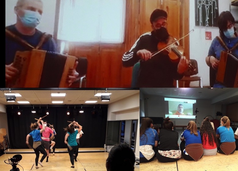 Principiaron as aulas de intercambio entre a Escola Municipal de Música de Errentería e a ETRADVIGO. Hoxe martes 11 será a quenda dos instrumentos de percusión, aérofonos e máis violín e arpa céltica.