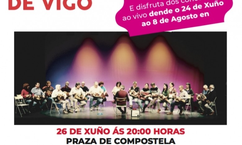 ETRAD ZANFONA ENSEMBLE en concerto. Xardíns da Praza de Compostela, Vigo. Sábado 26/06/21. 20:00hs. EXTRAESCOLARES ETRADVIGO 2020-2021.