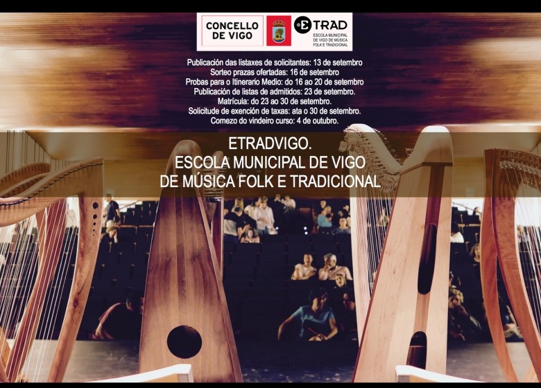 CURSO 2021-22. Calendario de admisións, probas e matrícula. Setembro 2021.