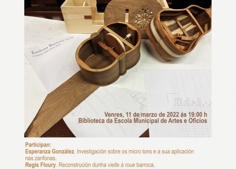 NOVAS GZ. ZANFONA. Entre Bastidores: Os previos dun proxecto. CAIM ZANFONA. Venres da EMAO. 11/MAR. 19:00hs. Biblioteca da EMAO