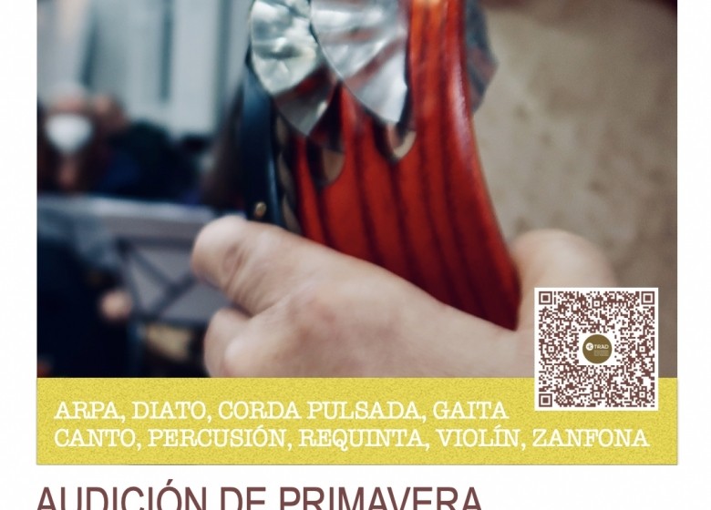 AUDICIÓN DE PRIMAVERA. AUDITORIO MUNICIPAL. XOVES 17 MAR. 19:00 EXTRAESCOLARES ETRADVIGO 2021-22.