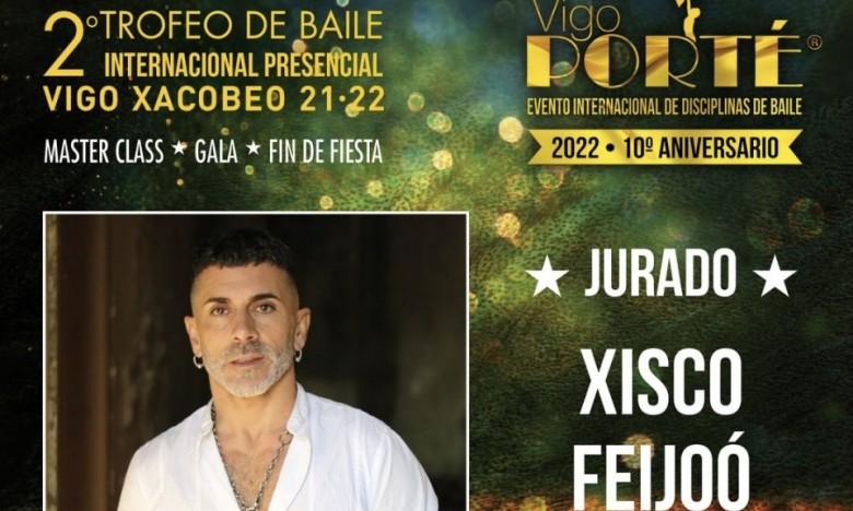 GALAXIA ETRAD. O Mestre Xisco Feijoó, xurado no 10º aniversario do Vigo Porté. 29ABR-1MAI/22