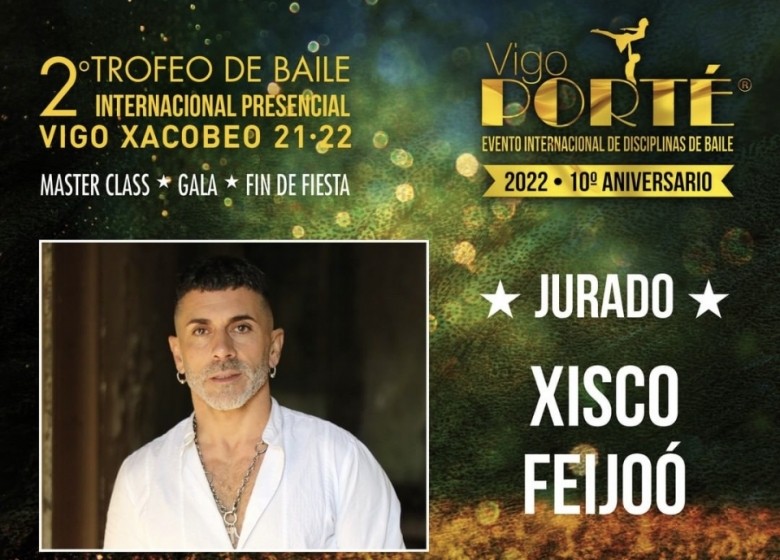 GALAXIA ETRAD. O Mestre Xisco Feijoó, xurado no 10º aniversario do Vigo Porté. 29ABR-1MAI/22