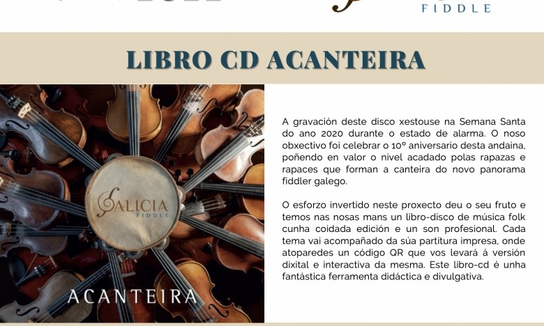 GALAXIA ETRAD. O mestre de violín Alfonso Franco e a A.C. Galicia Fiddle presentan o libro-CD 