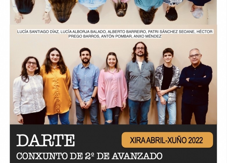 CONCERTO DE DARTE NA ETRAD. CONXUNTO 2 DE AVANZADO.  PATIO DA ESCOLA. MÉR. 15 ABRIL 20:30HS. EXTRAESCOLARES ETRADVIGO 2021-22.