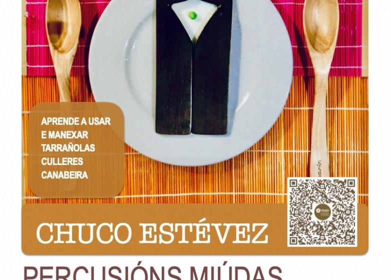 CURSO: PERCUSIÓNS MIÚDAS. CHUCO ESTÉVEZ. Venres 10/FEB - 17/MAR -  28/ABR 2023. EXTRAESCOLARES ETRADVIGO 2022-23.