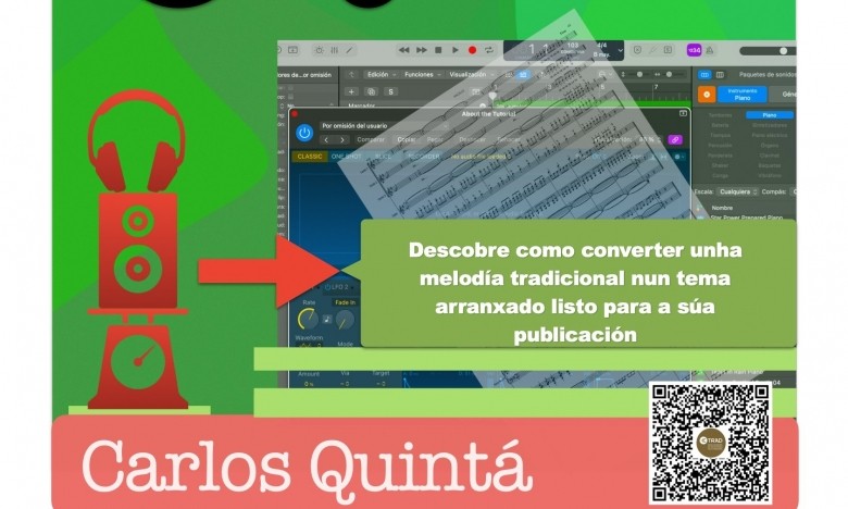 CURSO: Produción Musical e Artística. Carlos Quintá.  05 // 19 // 26/ABRIL. EXTRAESCOLARES ETRADVIGO 2023-24