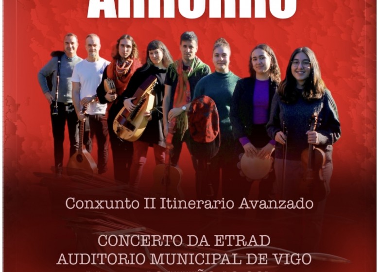 ARRORRÓ (Conxunto II Avanzado). CONCERTO DA ETRAD. MARTES 18/XUÑO. AUDITORIO MUNICIPAL. 19:00hs. Entrada libre e de balde ata completar aforamento