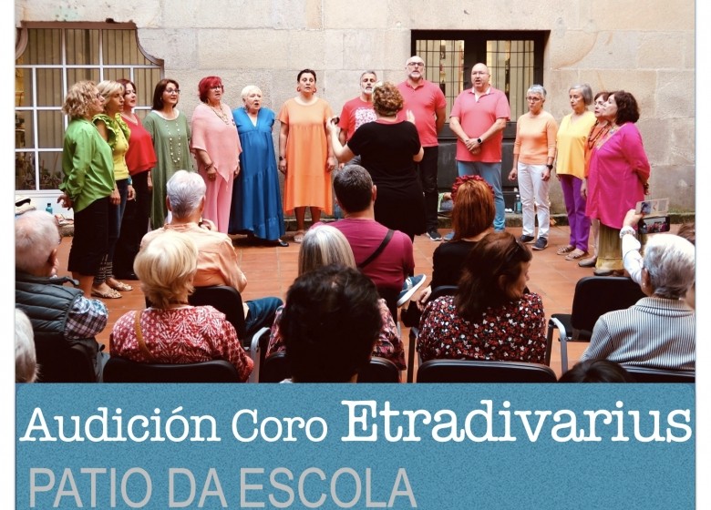 CONCERTO DO CORO ETRADIVARIUS (A.A. DE CORO DA ETRAD) MÉRCORES 19/XUÑO ÁS 20:30H NO PATIO DA ESCOLA. EXTRAESCOLARES ETRADVIGO 2023-24.
