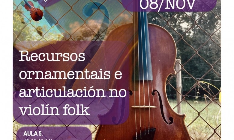 RECURSOS DE ORNAMENTACIÓN E ARTICULACIÓN NO VIOLÍN. BEGOÑA RIOBÓ. VENRES 18/25//OUT, 08///NOV. EXTRAESCOLARES ETRADVIGO 2024-25