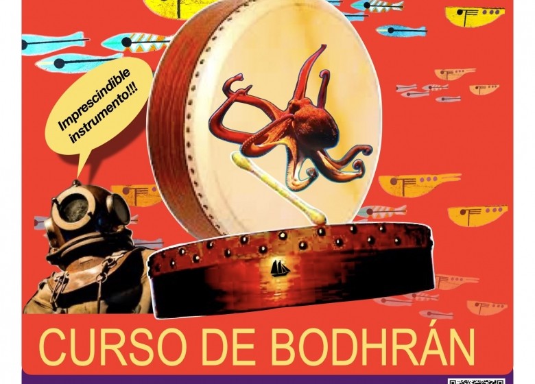 Curso práctico de Bodhrán. Xaquín Xesteira. 14/FEB, 11/ABR, 30/MAI. EXTRAESCOLARES ETRADVIGO 2024-25