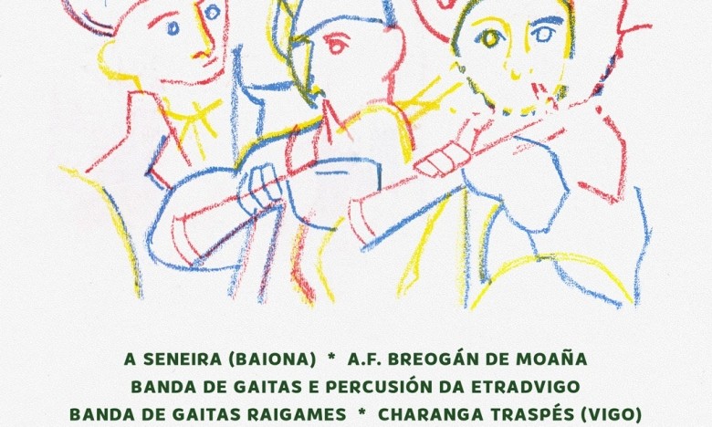 A Banda de Gaitas e Percusión da ETRAD no Memorial Henrique Otero. Sábado 26/ABR. Auditorio Martín Códax (CSMV). 19:00h. EXTRAESCOLARES ETRADVIGO 2024-25