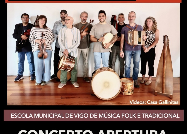 Concerto de Apertura do Curso 2025-2026. RURALSÓNS. Mestrxs da ETRAD. Mércores 08/OUT. 20:00 h.  Auditorio Municipal. Entrada de balde.