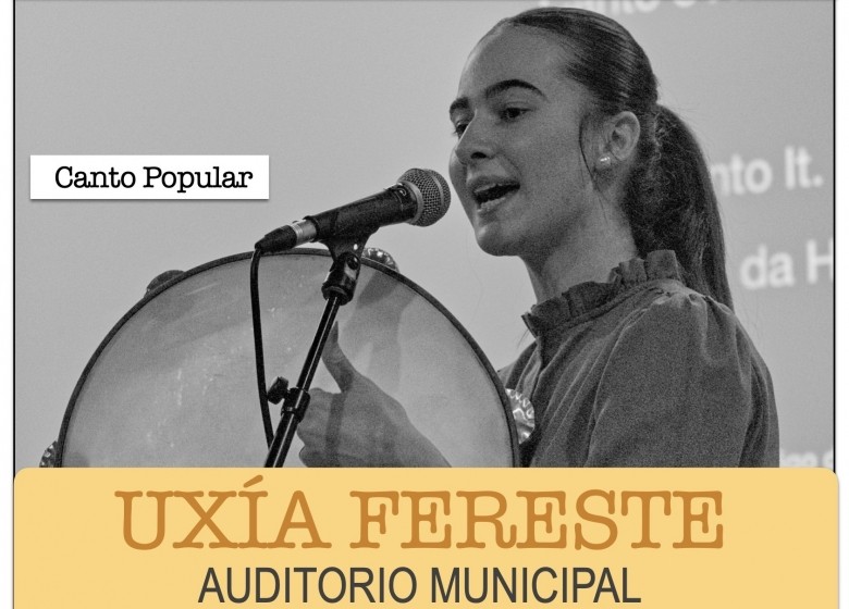 CONCERTOS DE FIN DE ESTUDOS. UXÍA FERESTE (CANTO POPULAR) - RUBÉN FERNÁNDEZ ( GAITA). XOVES 25 DE XUÑO. AUDITORIO MUNICIPAL 19:00H