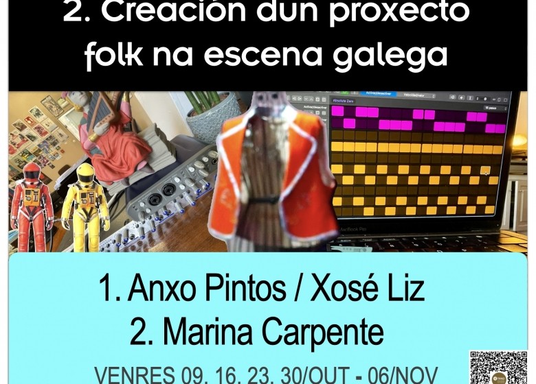 A ETRAD abre o primeiro dos nove cursos de ampliación de estudos do curso 2026-2027: creación e produción musical/Creación dun proxecto folk na escena galega.