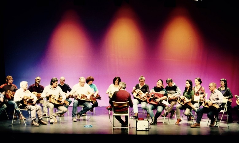 A Banda de Zanfonas da ETRAD  no CVC de Valadares. 15/03/20. Desde as 18:45 concerto dentro do ciclo A música tradicional Re-vista.