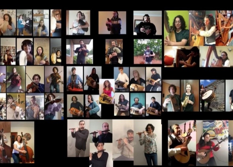 NOVAS ETRAD.  A OFG SonDeSeu grava en confinamento Mar de Vigo, nunha versión a 62 móbiles