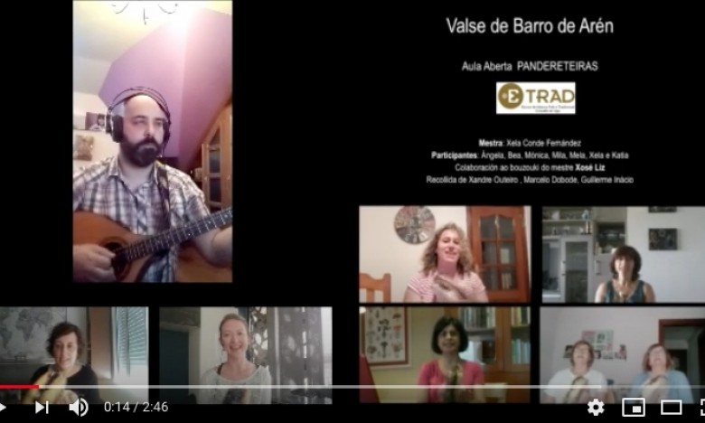 ETRADCOVID19 - A A PANDERETEIRAS ETRAD. VÍDEO Valse de Barro de Arén. Mestra Xela Conde. Curso 2019/20