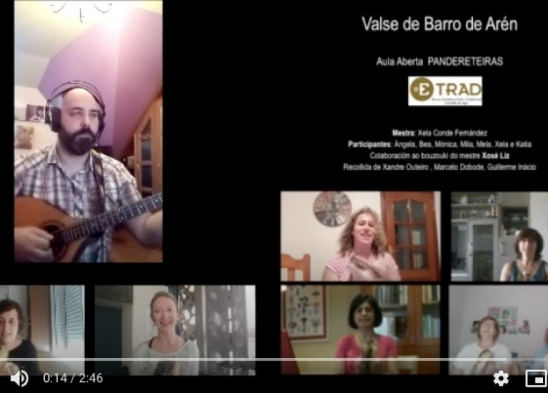 ETRADCOVID19 - A A PANDERETEIRAS ETRAD. VÍDEO Valse de Barro de Arén. Mestra Xela Conde. Curso 2019/20