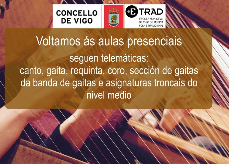 ETRADVIGO 2020-21. Consulta aquí os cambios que afectan a impartición de aulas dende o luns 22 de febreiro na escola